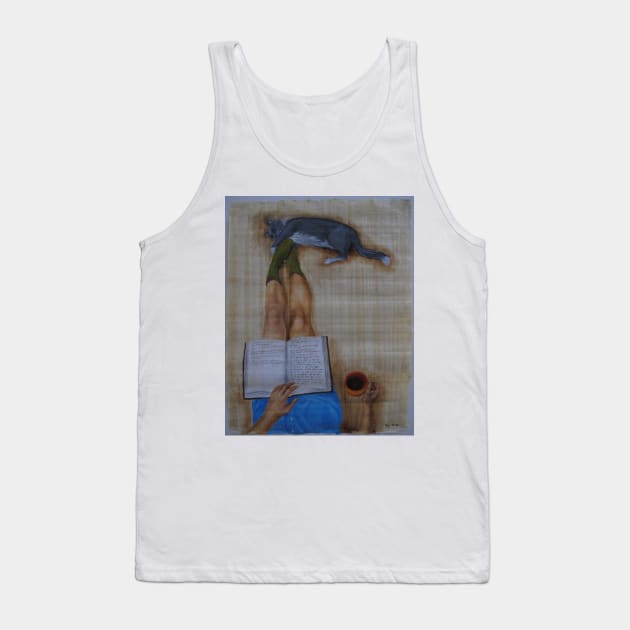 Time spent with cats is never wasted Tank Top by Kunstner74